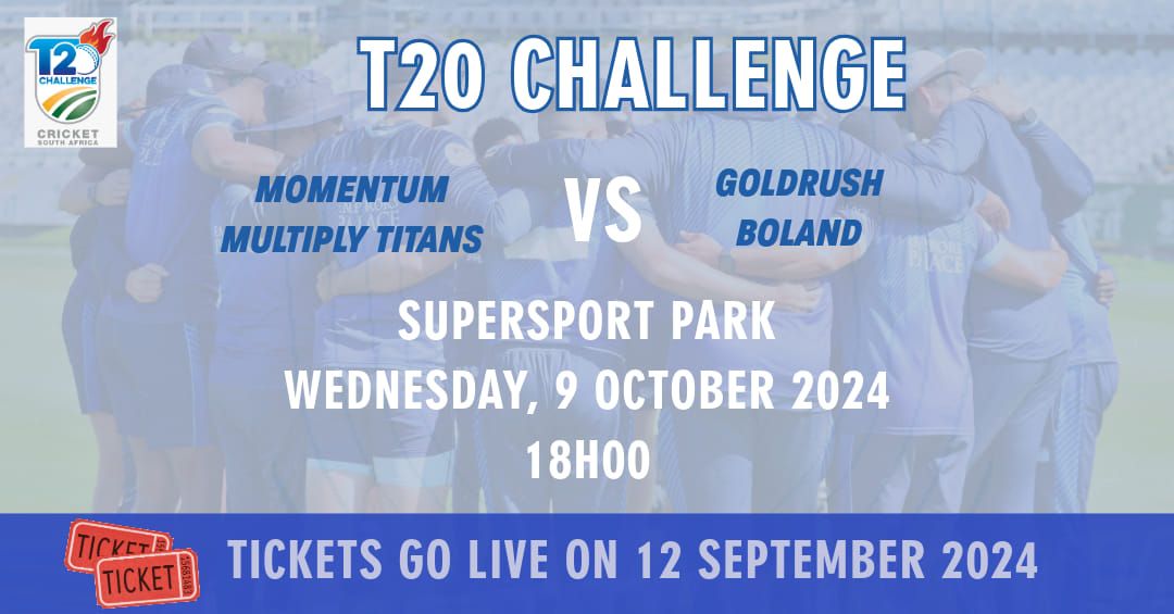 T20 CHALLENGE | Momentum Multiply Titans vs Goldrush Boland 