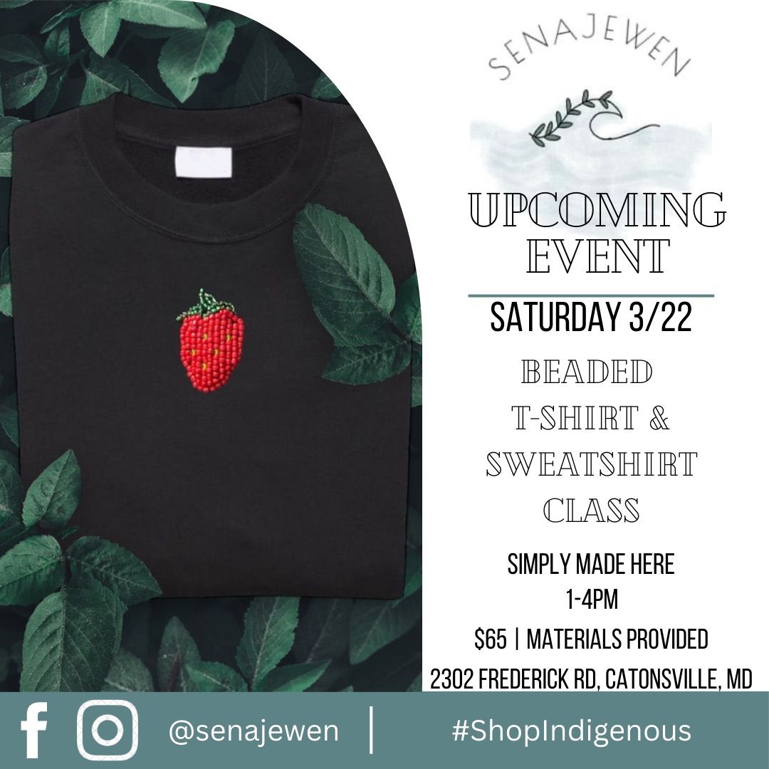 Beaded T-shirt & Sweatshirt class