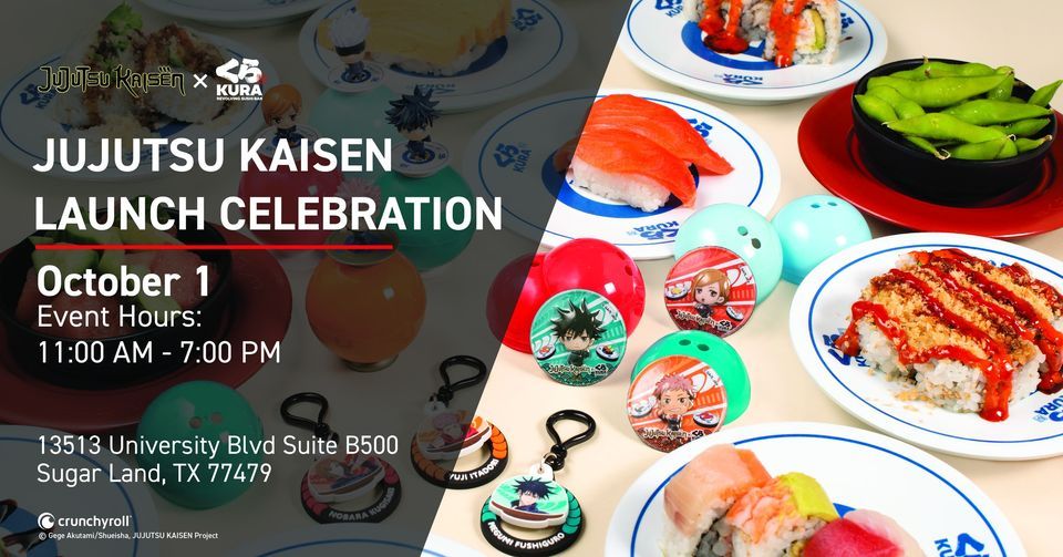 Jujutsu Kaisen x Kura Sushi Collaboration Launch Celebration 