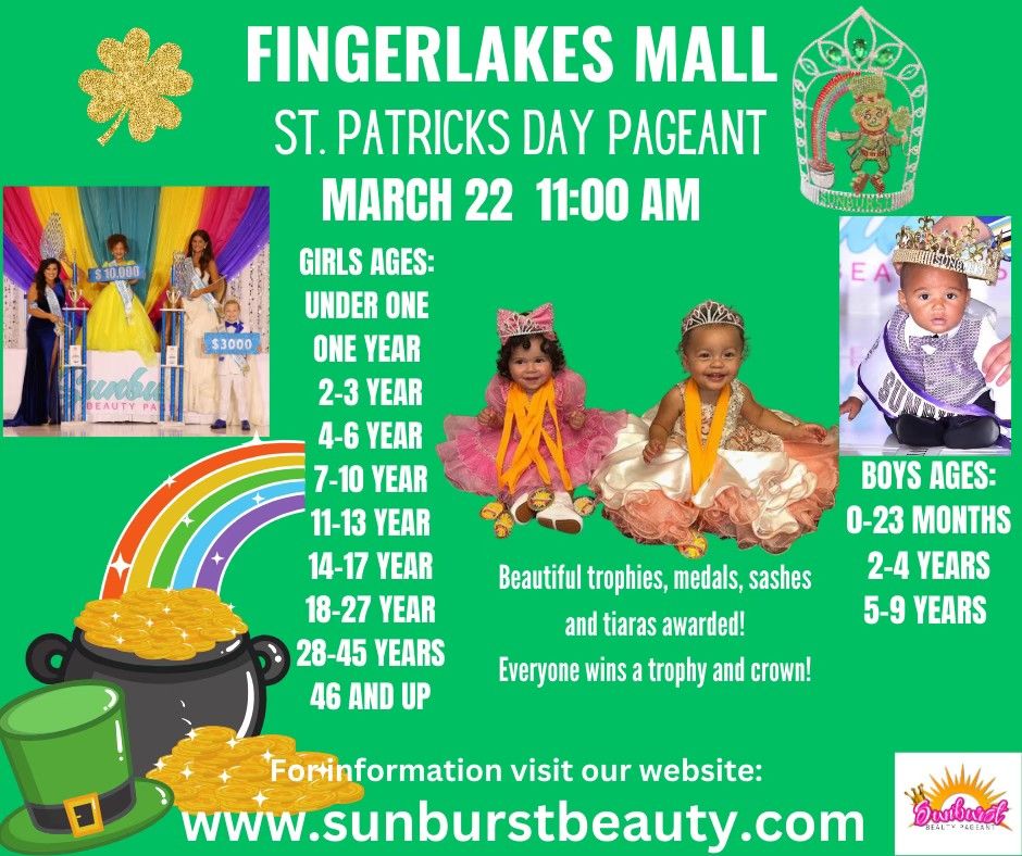 Auburn, NY St. Patricks Day Pageant in Fingerlakes Mall