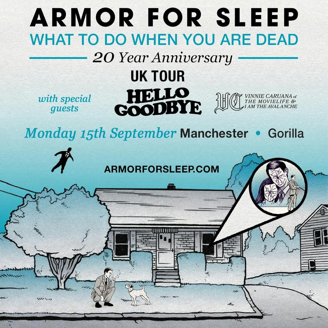 Armor For Sleep 'What To Do When You Are Dead' 20th Anniversary Tour