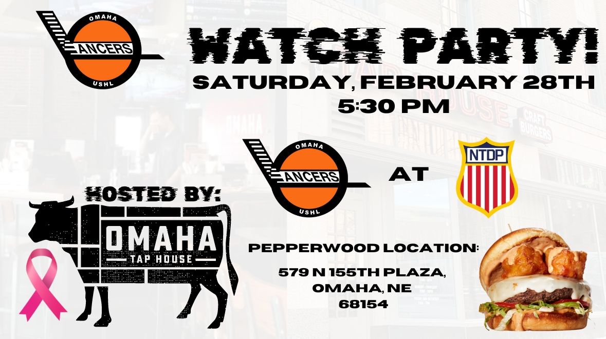 Watch Party Hosted by Omaha Taphouse Lancers vs. USA NTDP