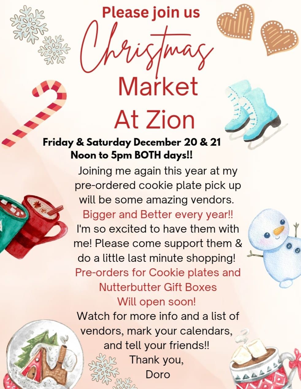 Christmas Market at Zion 