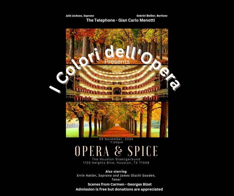 Fall Opera: Opera & Spice