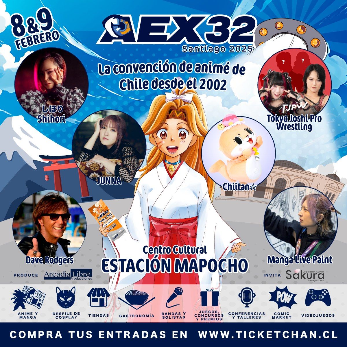 AEX32 la convenci\u00f3n de Anime de Chile 