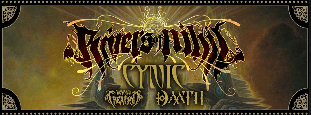 RIVERS OF NIHIL | CYNIC | BEYOND CREATION | DAATH | Karlsruhe