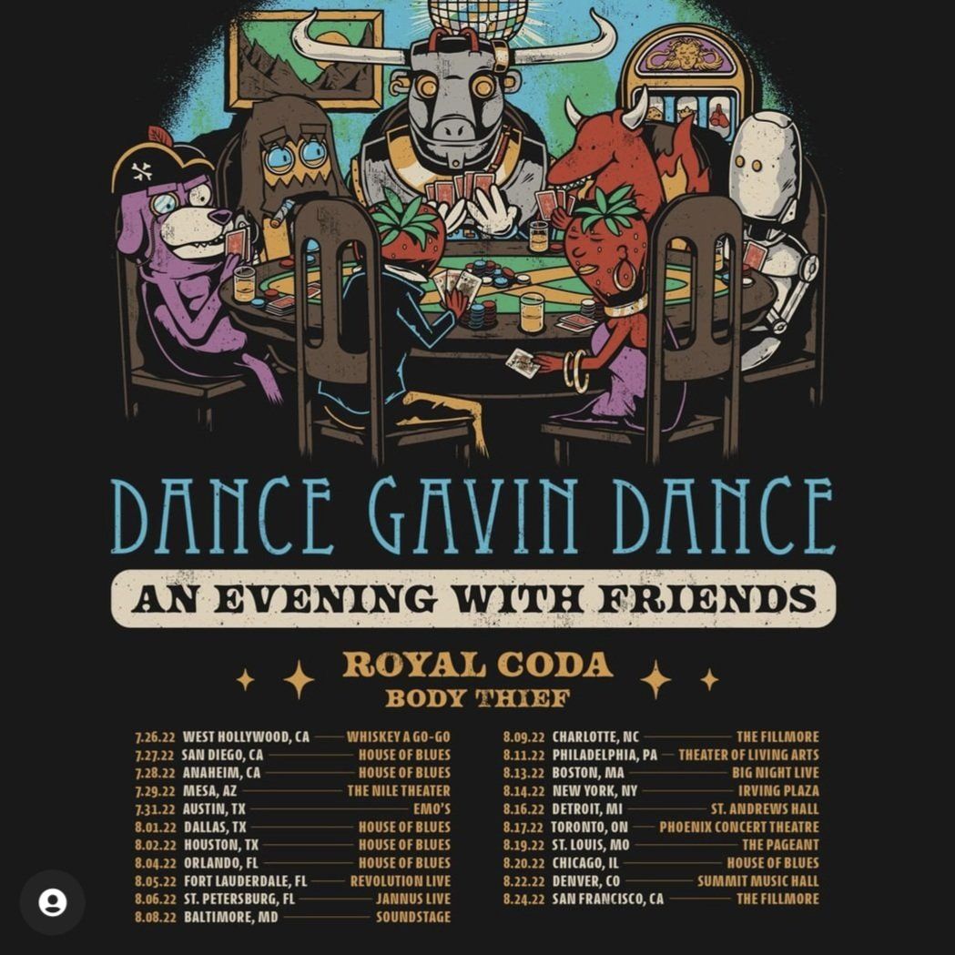 Dance Gavin Dance at The Fillmore Charlotte