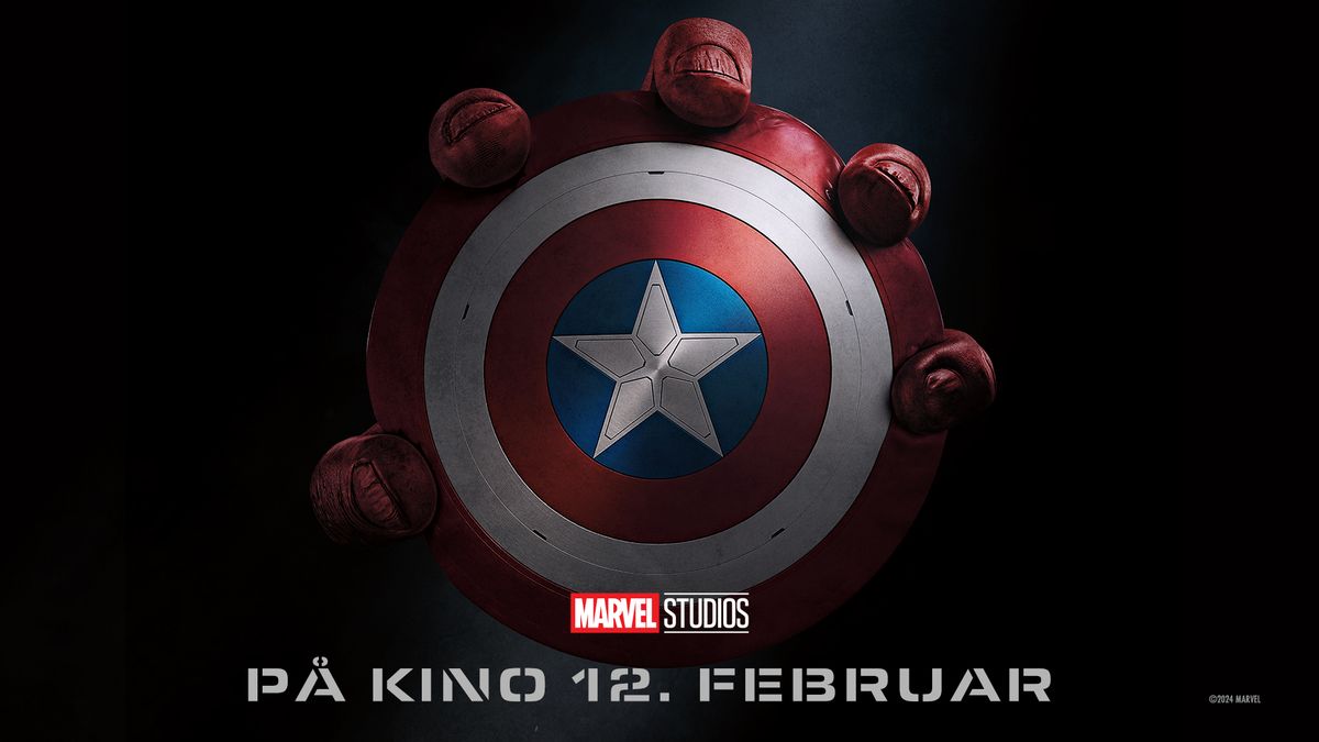 Captain America: Brave New World - kommer p\u00e5 kino 12. februar