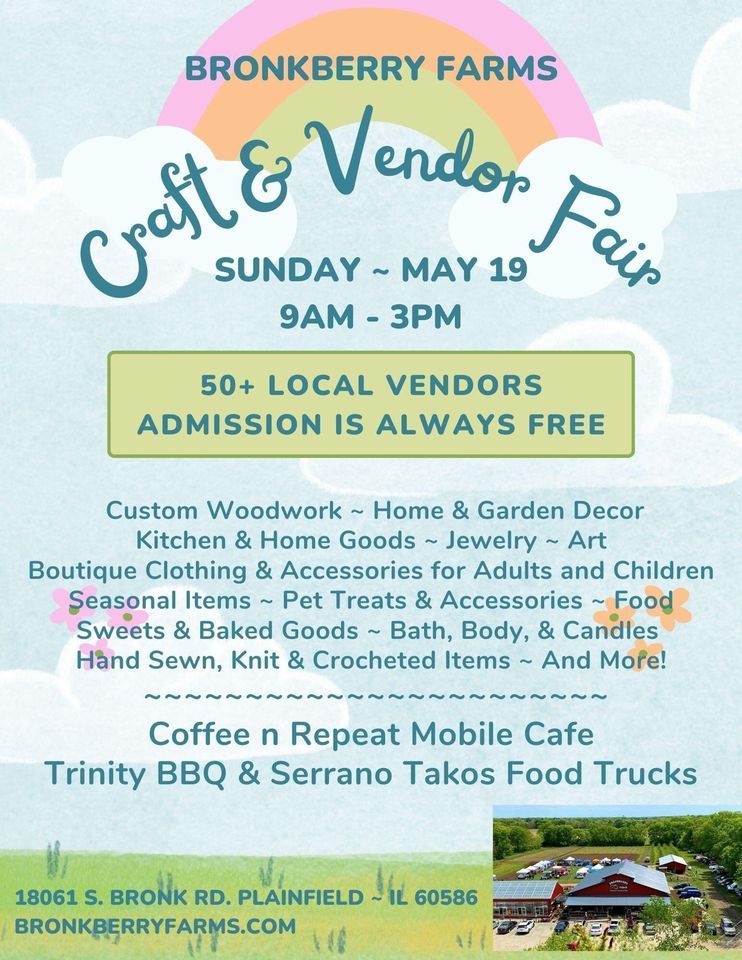 Monthly Vendor and craft fair 