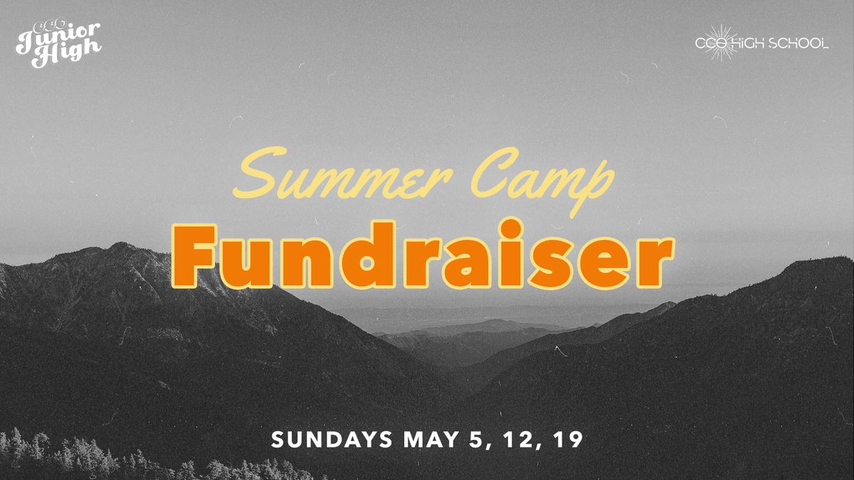 CCO High School Summer Camp Fundraiser
