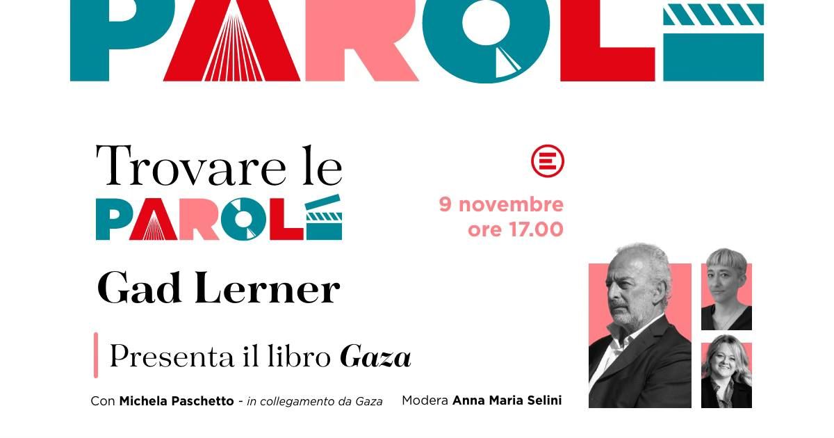 Presentazione del libro \u201cGaza\u201d | Trovare le parole 