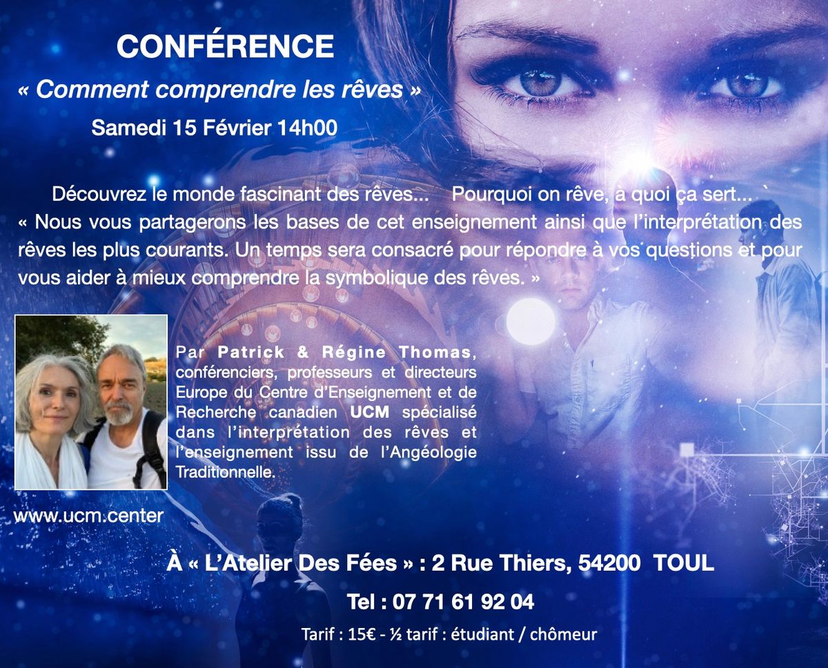 Conf\u00e9rence - Comprendre les R\u00eaves \u2728