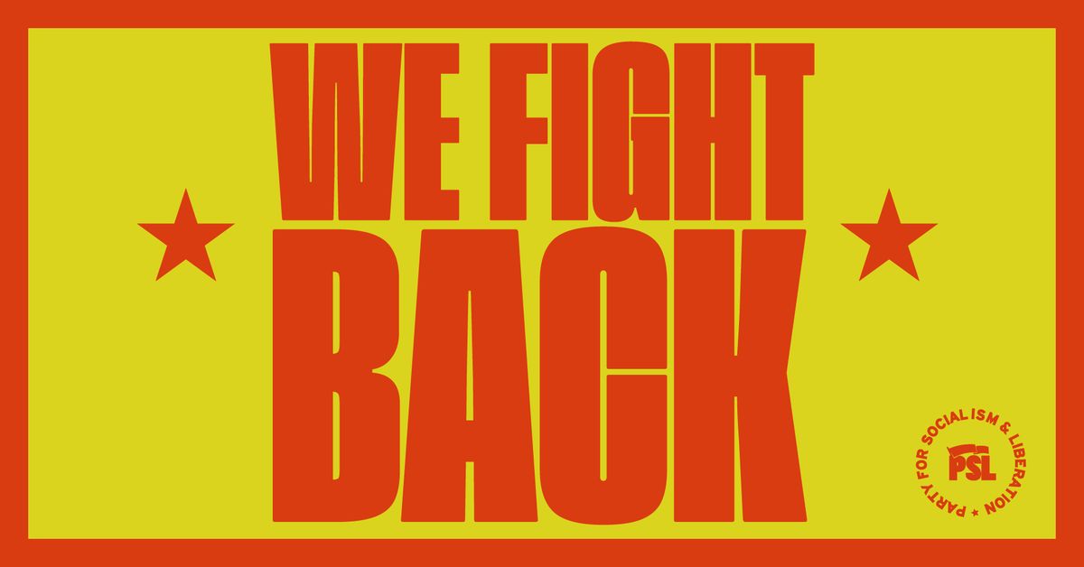 WE FIGHT BACK - Inauguration Day Protest