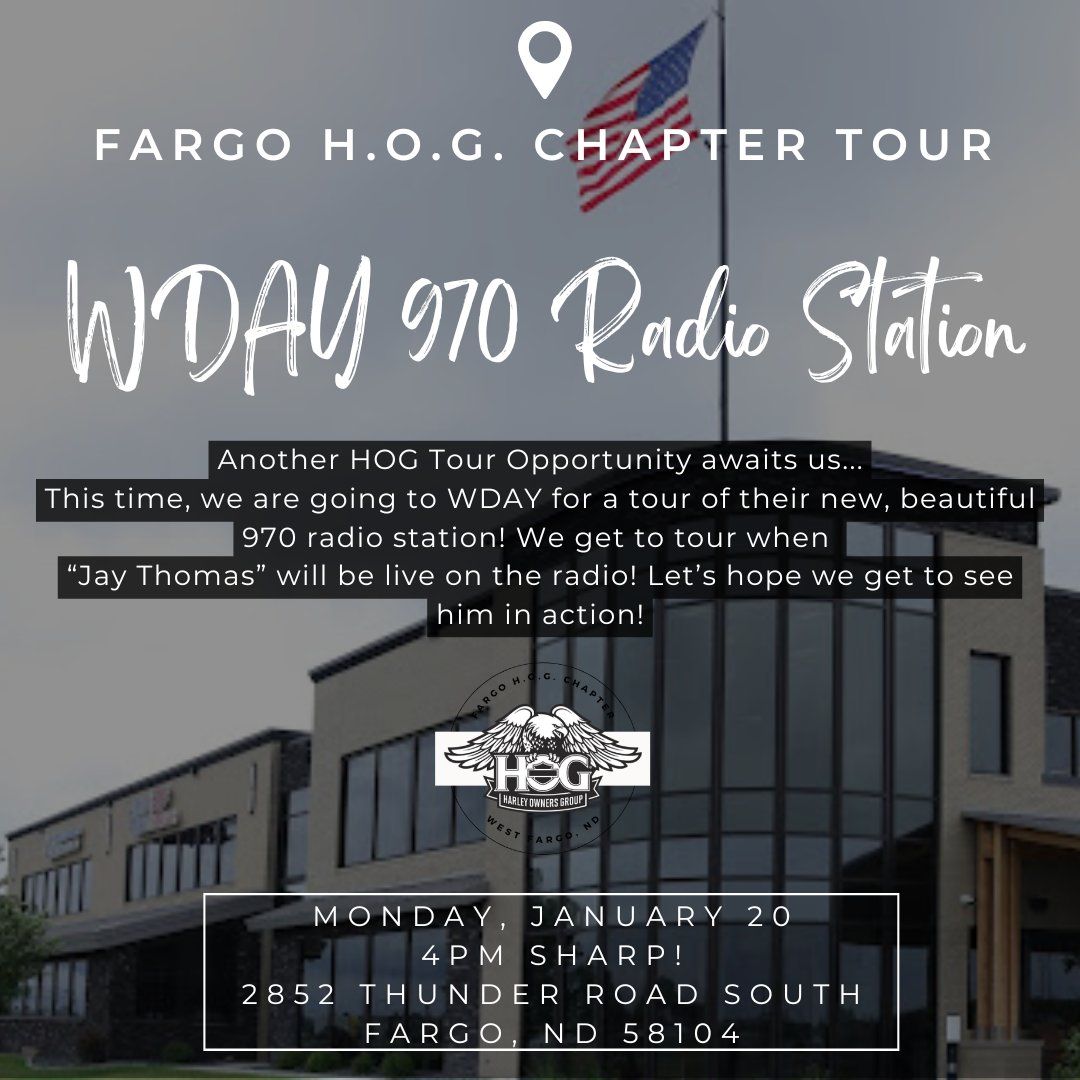 Fargo H.O.G. Tour | WDAY 970 Radio Station