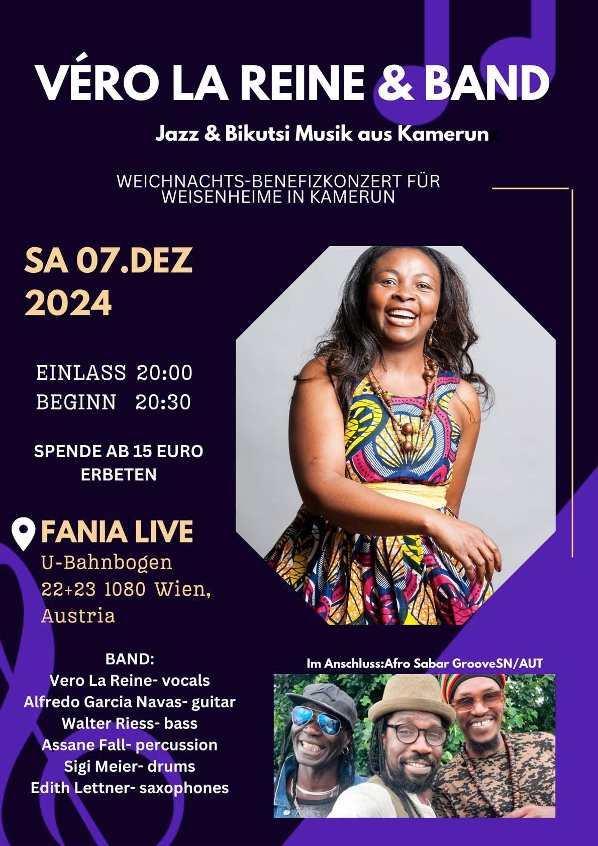 Weihnachts-Benefizkonzert - Waisenheimen in Kamerun