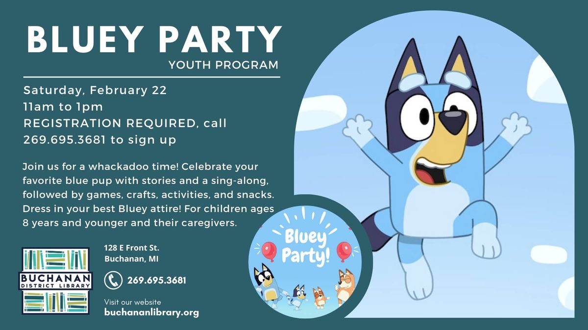 YOUTH: BLUEY PARTY