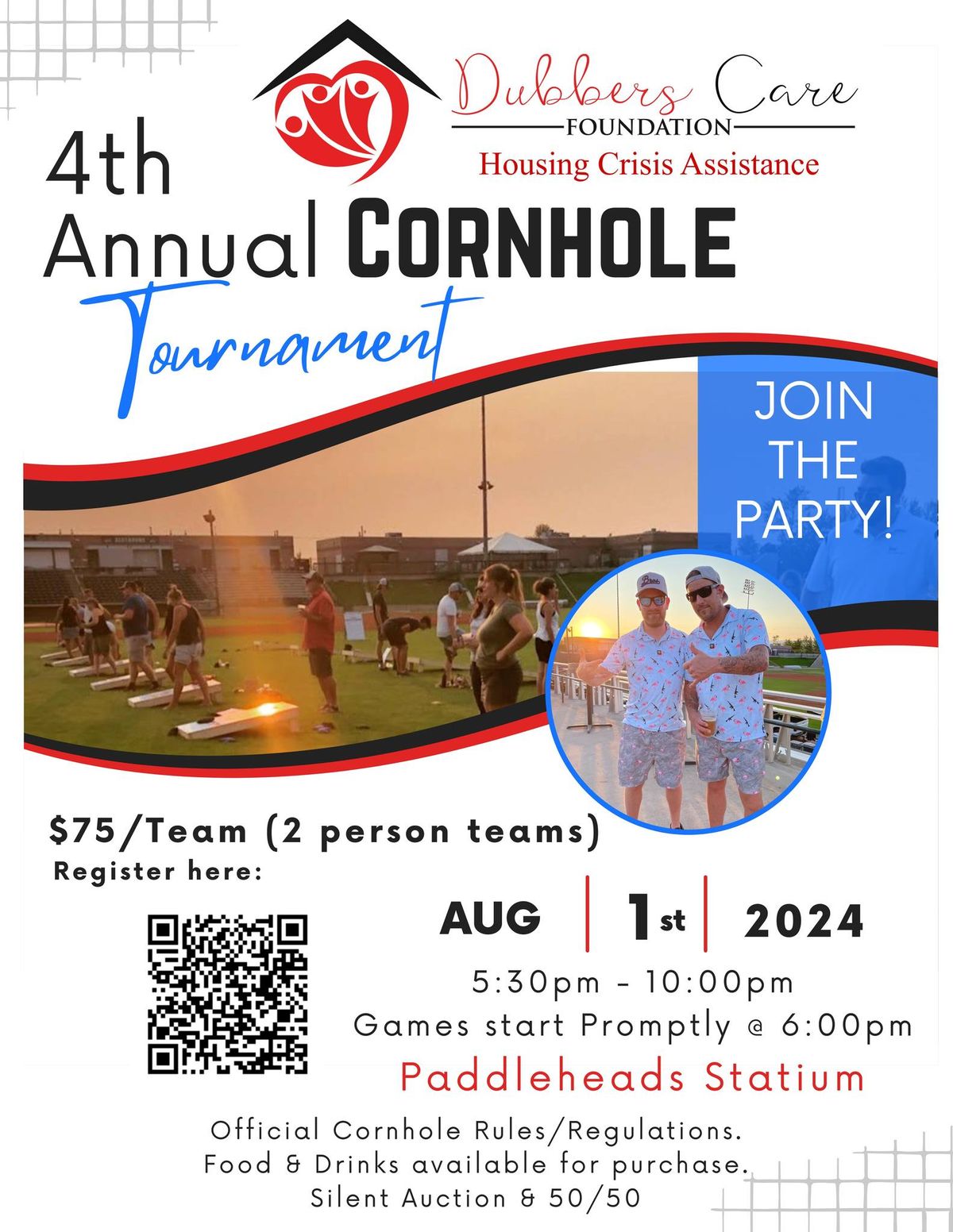 4th Annual Dubbers Care Foundation Cornhole Tournament
