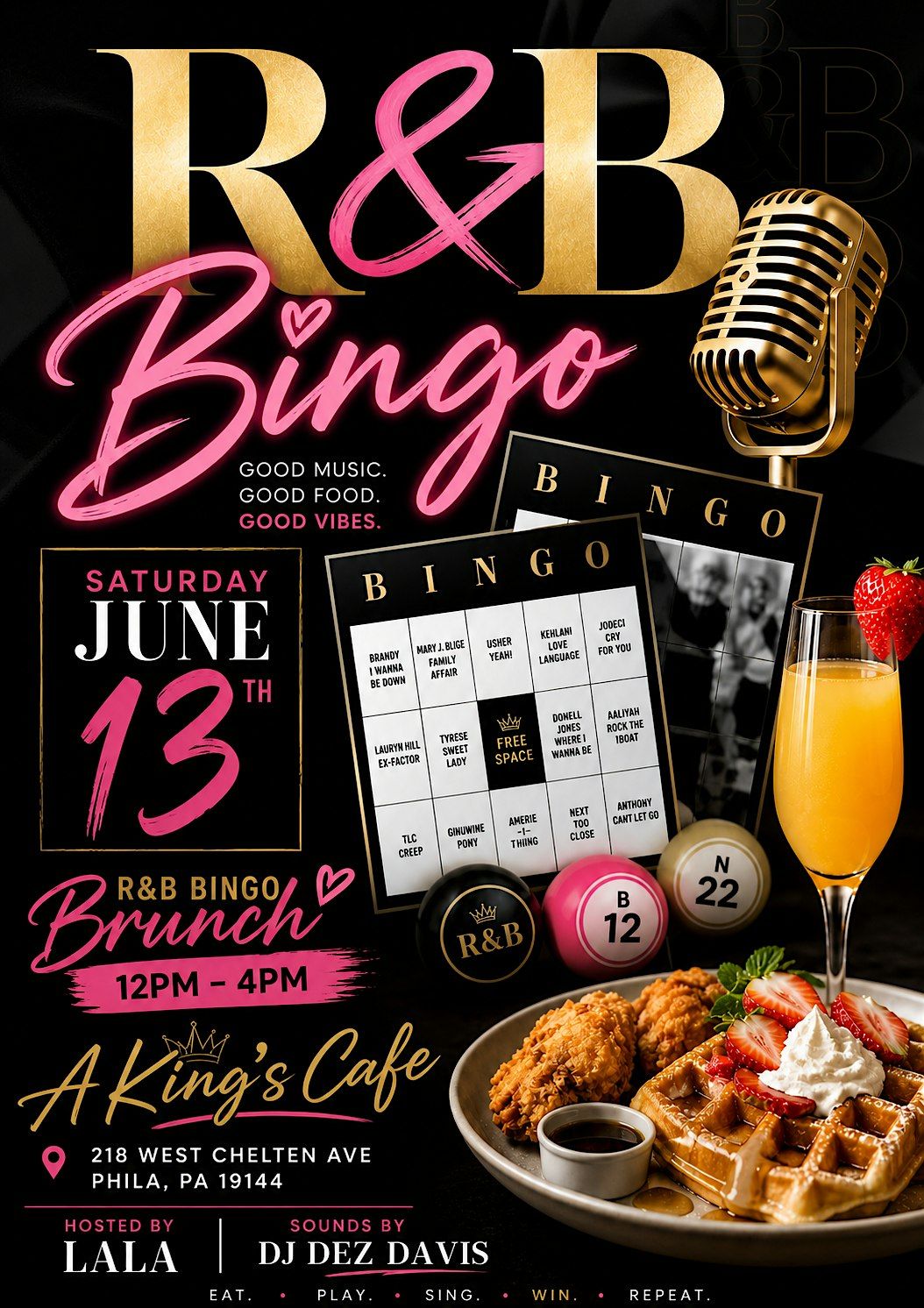 R&B Bingo Brunch at A King's Cafe