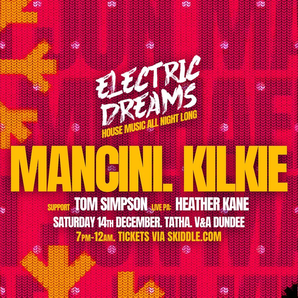 Rhumba Club pres ELECTRIC DREAMS XMAS PARTY- Dec 14 ,V&A Dundee