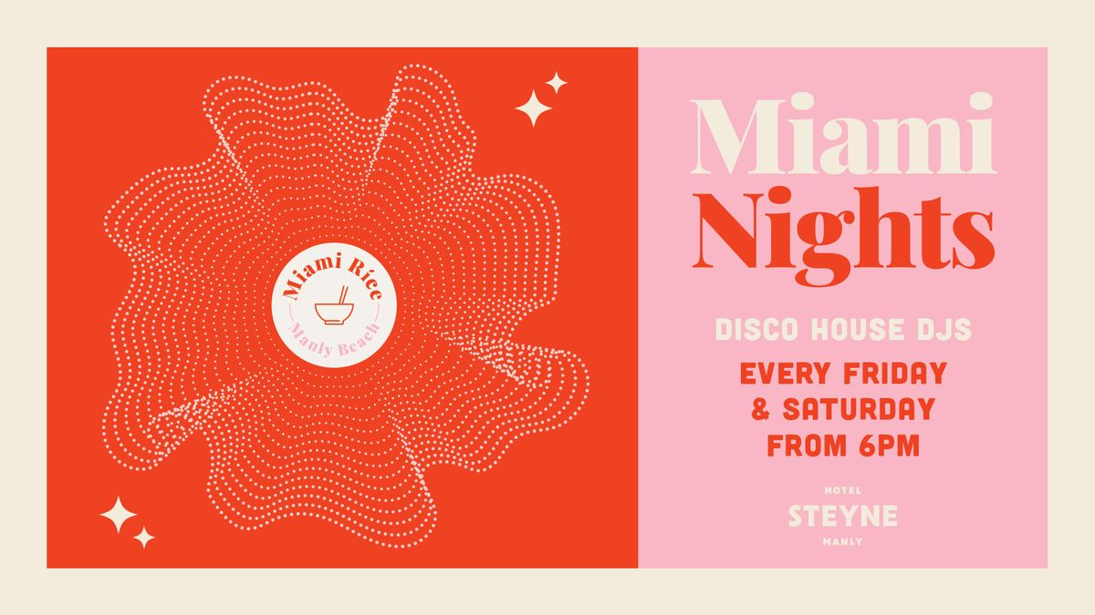 Friday Miami Nights | Disco House DJs \ud83e\udea9