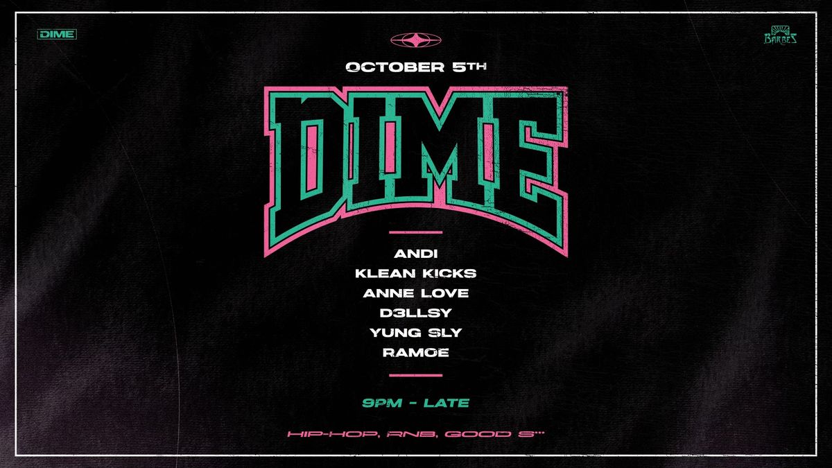 DIME - SATURDAY 5TH OCTOBER 2024