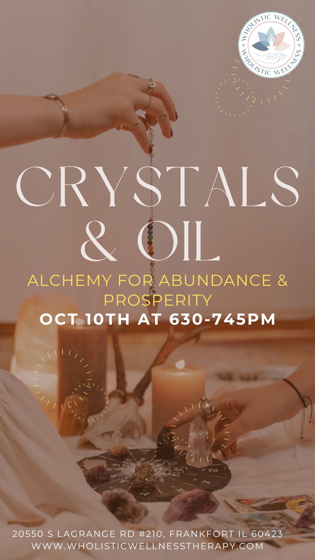 Crystals & Oil Alchemy for Abundance & Prosperity