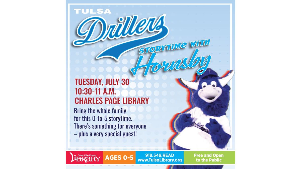Tulsa Drillers Family Storytime with Hornsby