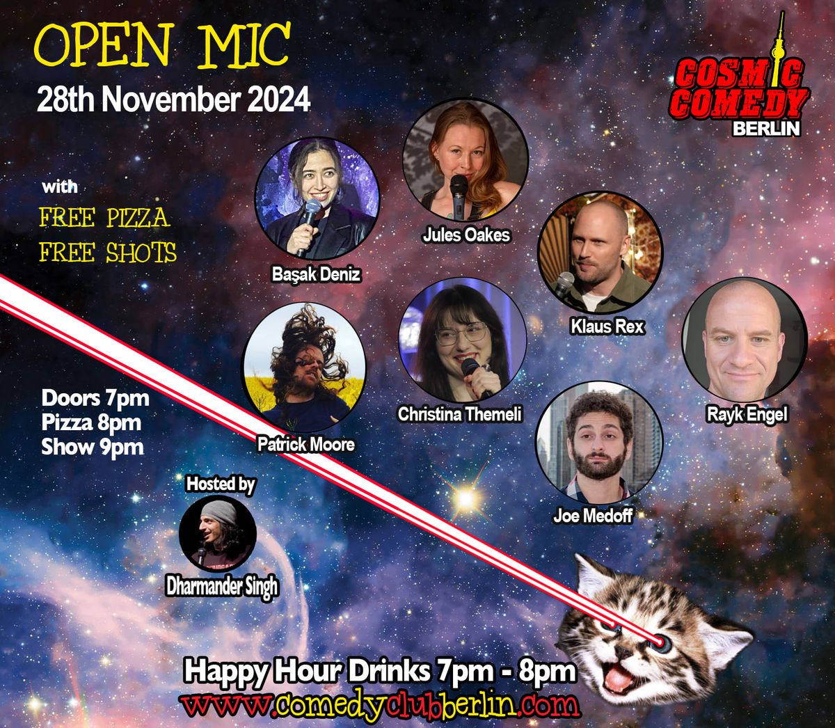 Cosmic Comedy Club Berlin : Open Mic