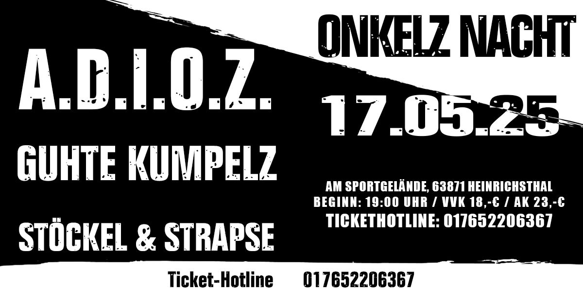 Onkelz Nacht Aschaffenburg