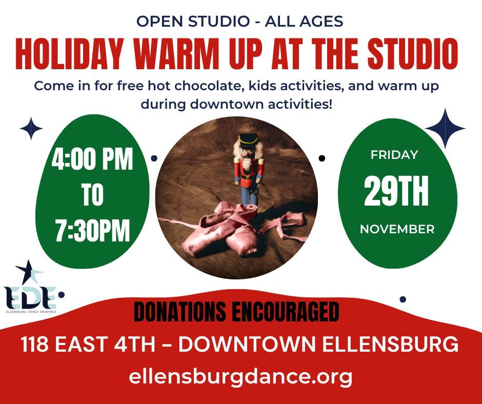 Holiday Warm Up at The Studio by EDE