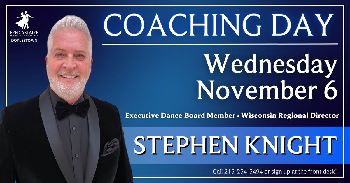 Guest Coaching Sessions with Stephen Knight