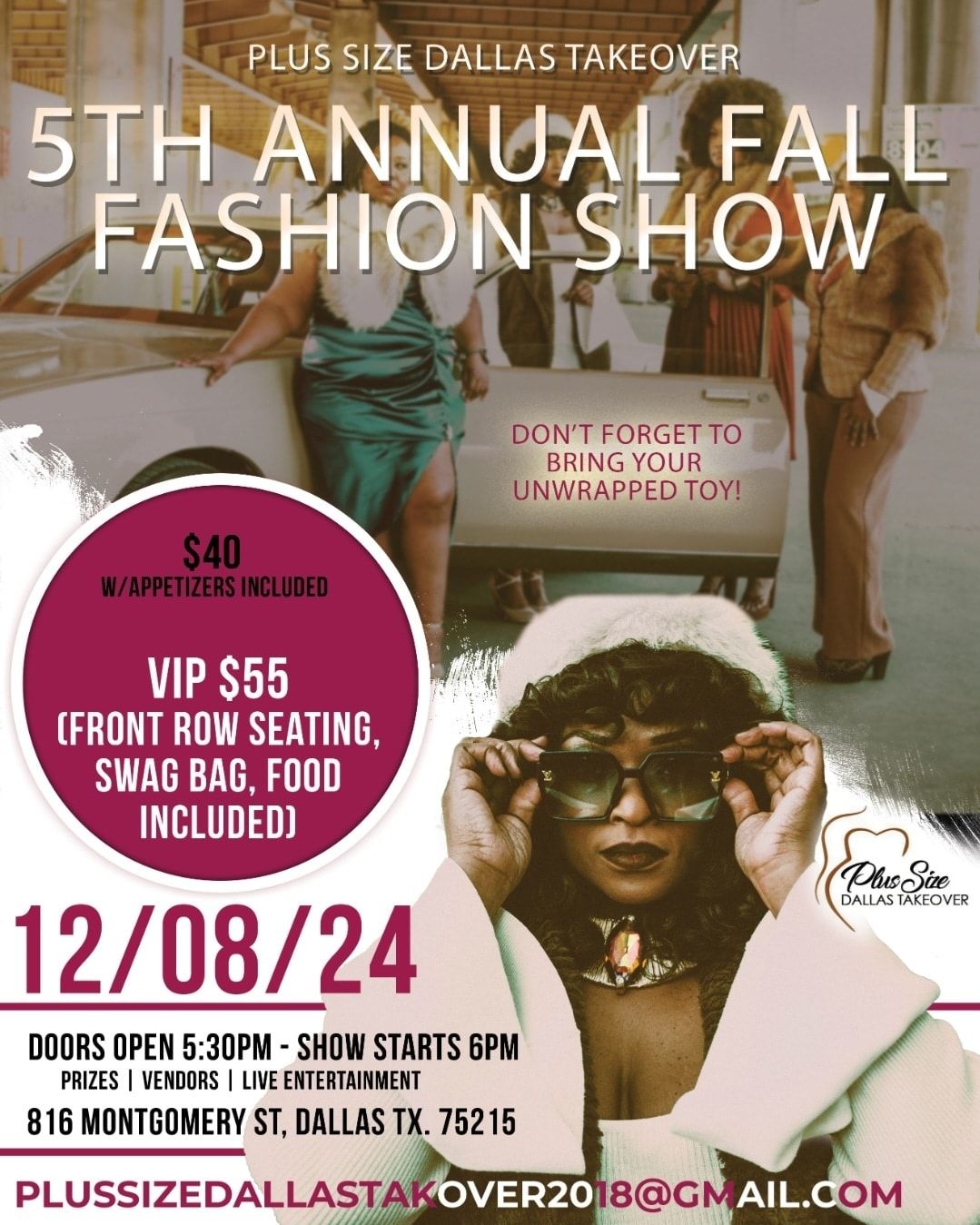 Plus Size Dallas Takeover 5th Annual Fall Fashion Show 