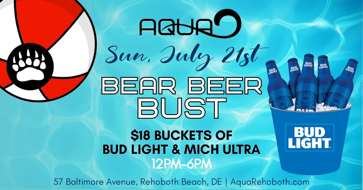 Rehoboth Beach BEAR Beer Bust at Aqua