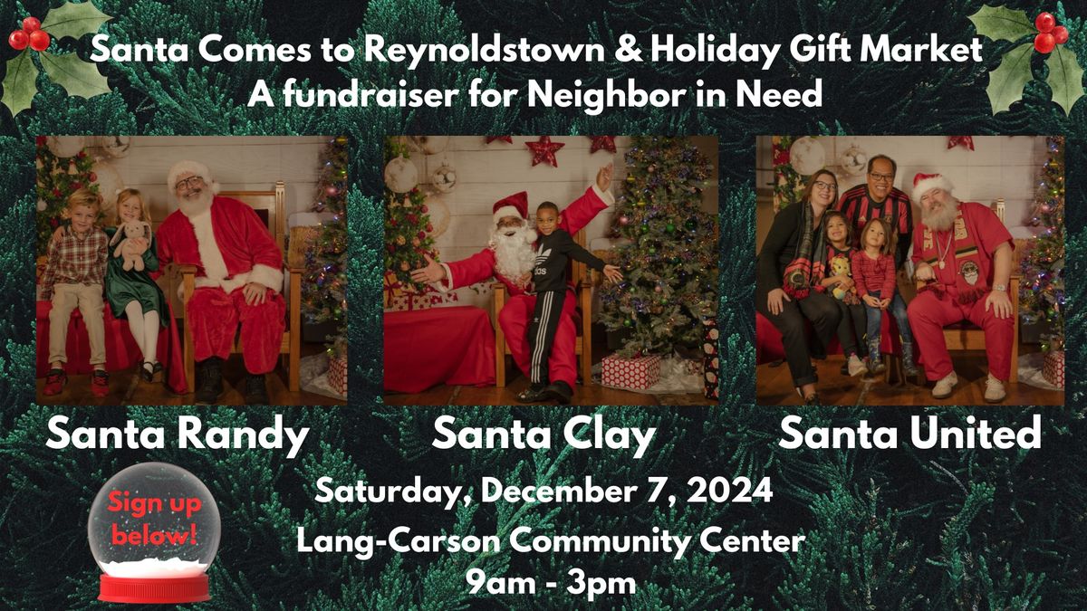 Santa Comes to Reynoldstown & Holiday Market 2024