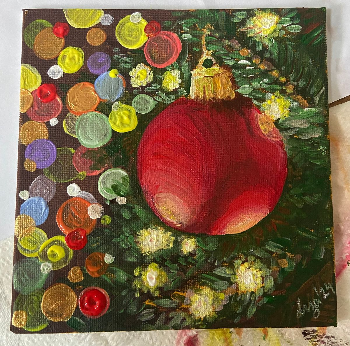 Teen Art Club - December Acrylics Event