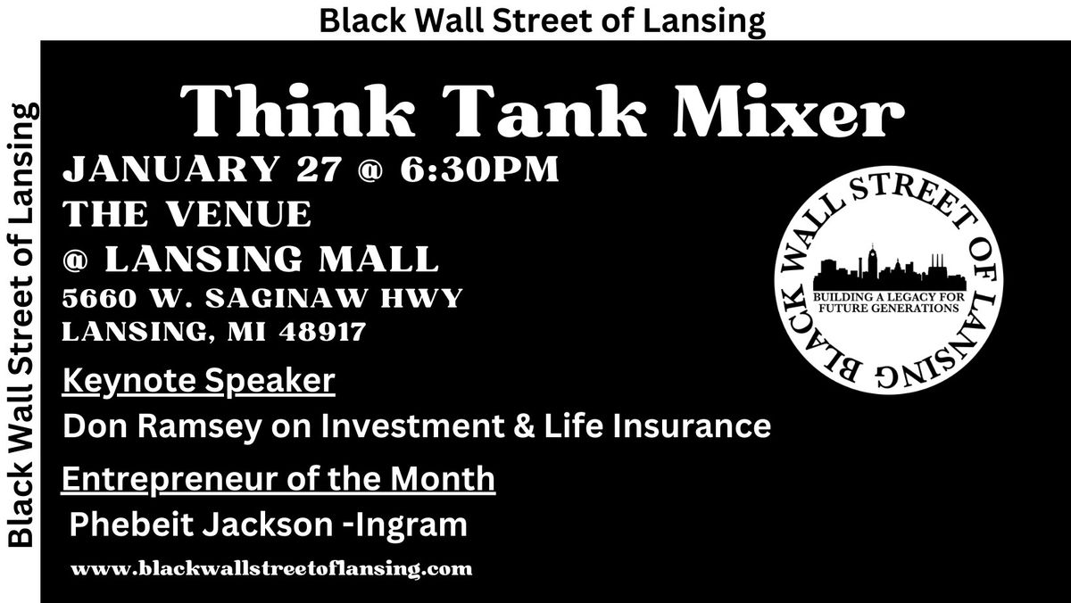 Think Tank Networking Mixer Event