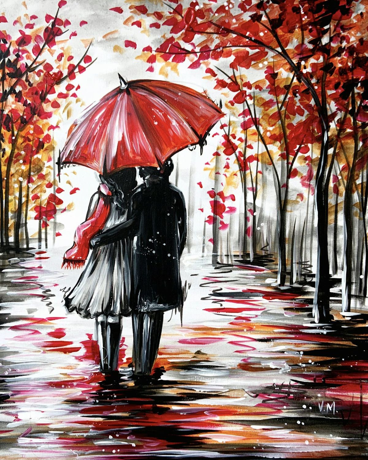 Paint Night : A Walk Through Fall