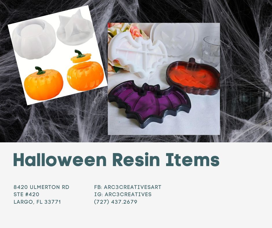 Halloween Themed Resin Items