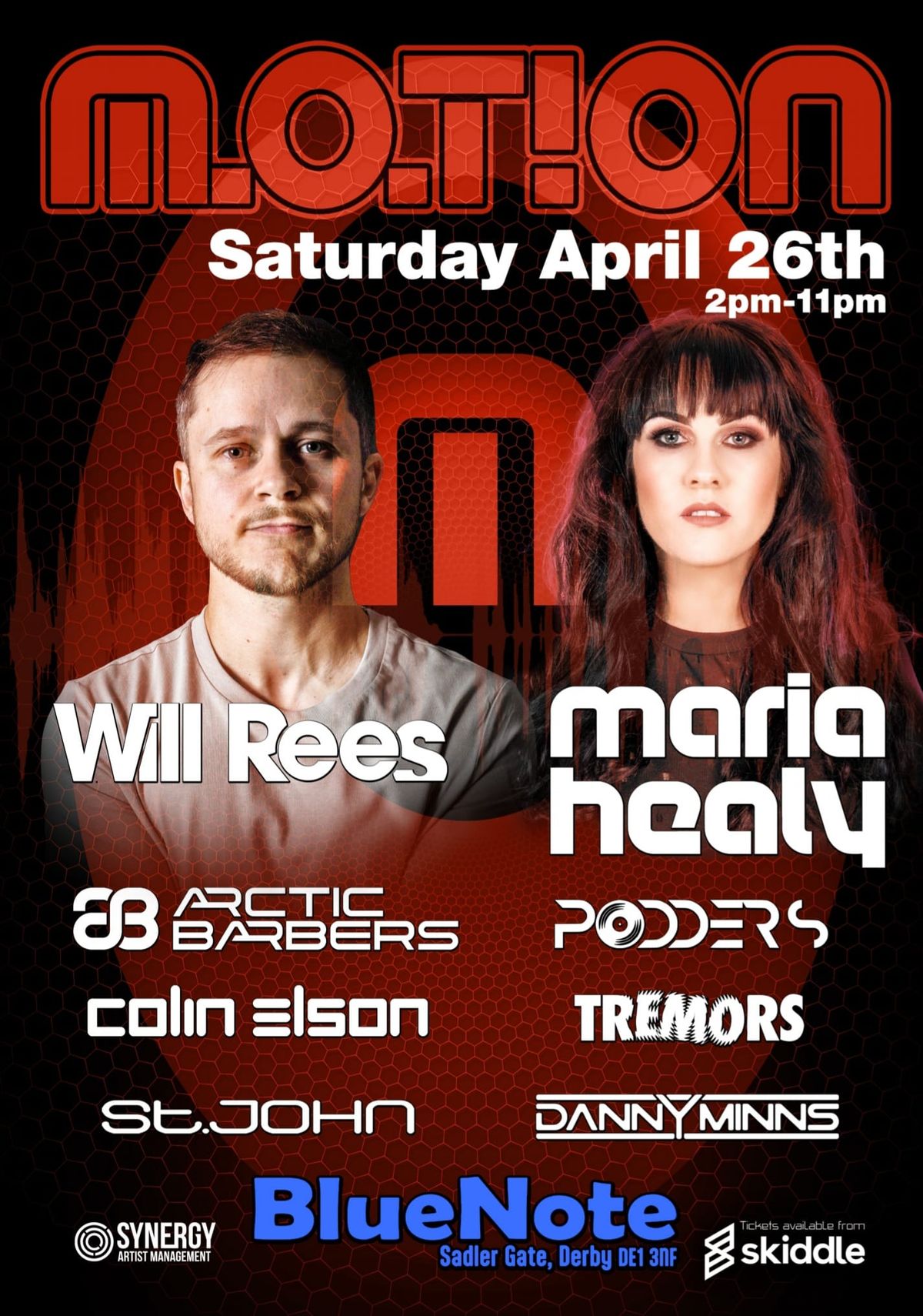 Motion - Midlands Trance Festival presents Will Rees, Maria Healy plus support