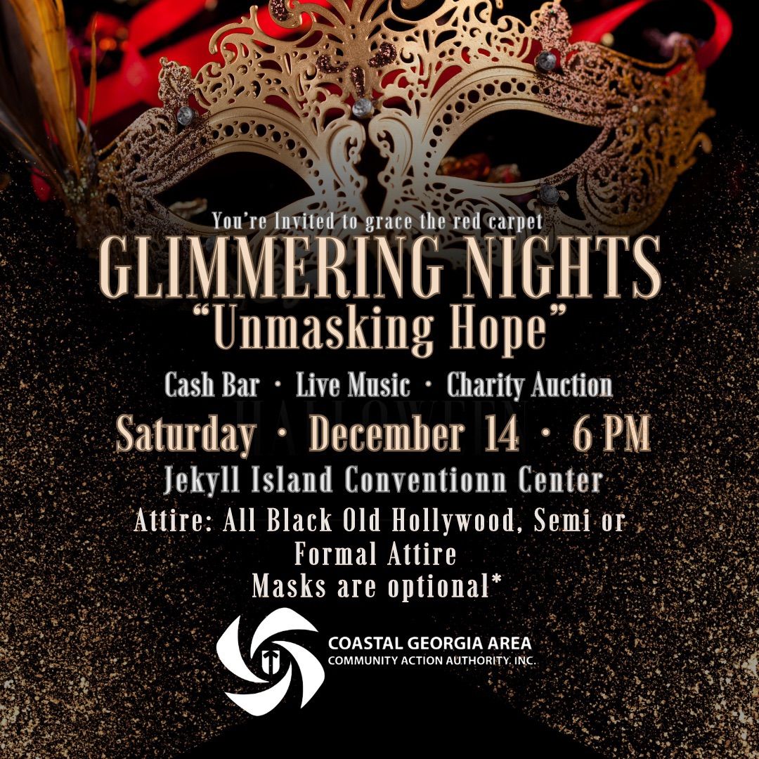 Glimmering Nights \u201cUnmasking Hope\u201d Community Action Fundraiser Gala