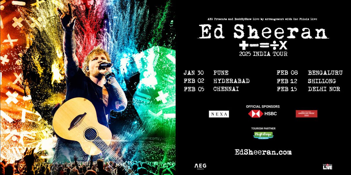 Ed Sheeran: +-=\u00f7\u00d7 India Tour 2025