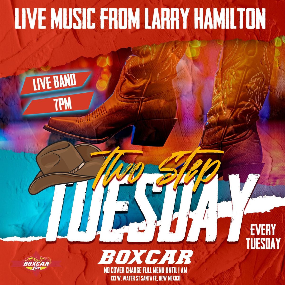 Boxcar Live Presents Two Step Tuesdays