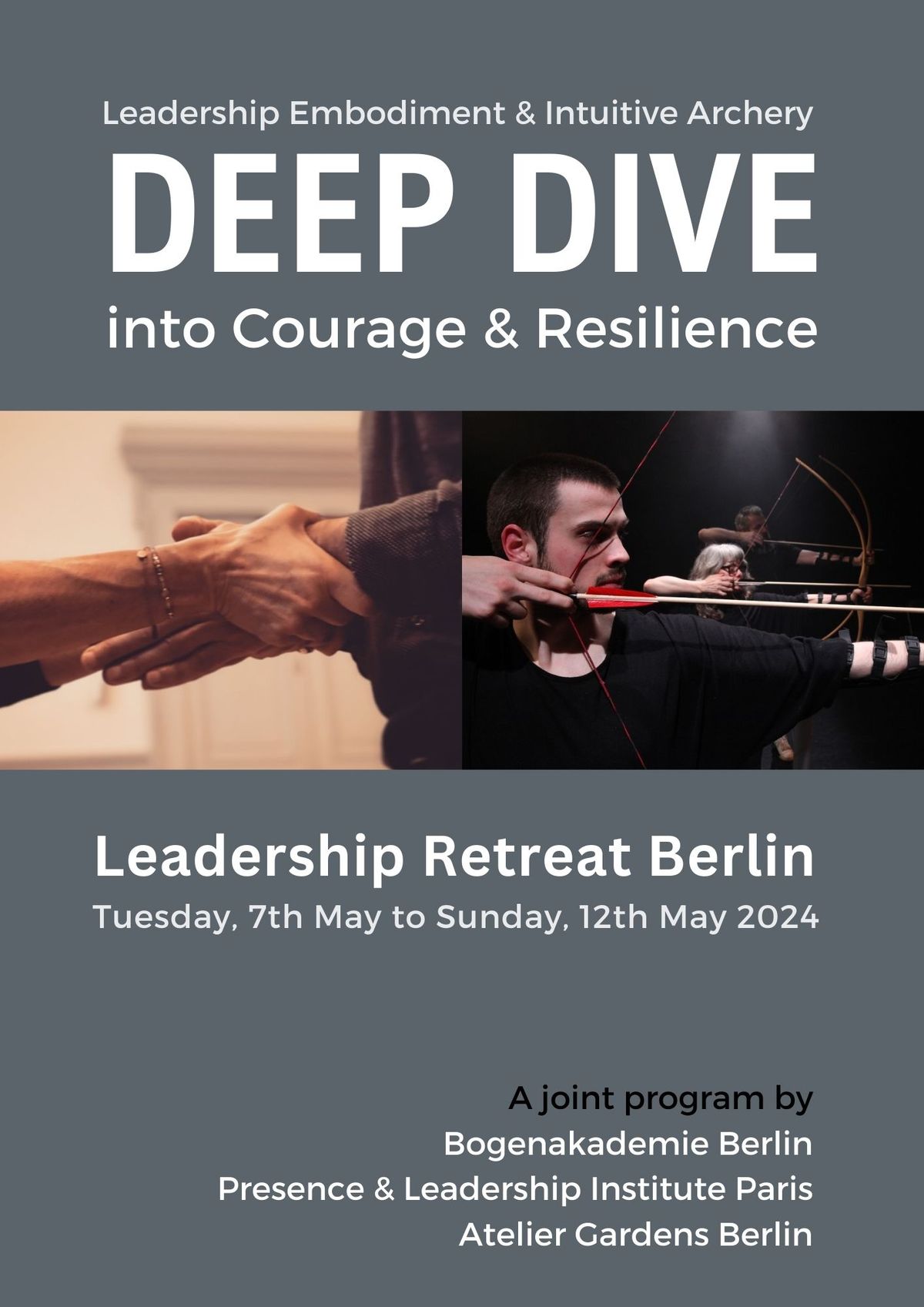 DEEP DIVE into courage and resilience.  #EMBODIMENT meets #ARCHERY! 