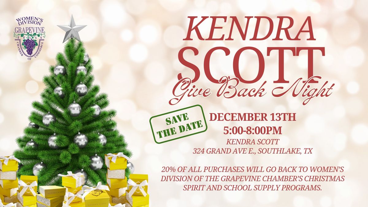 Women's Division Give Back Night with Kendra Scott