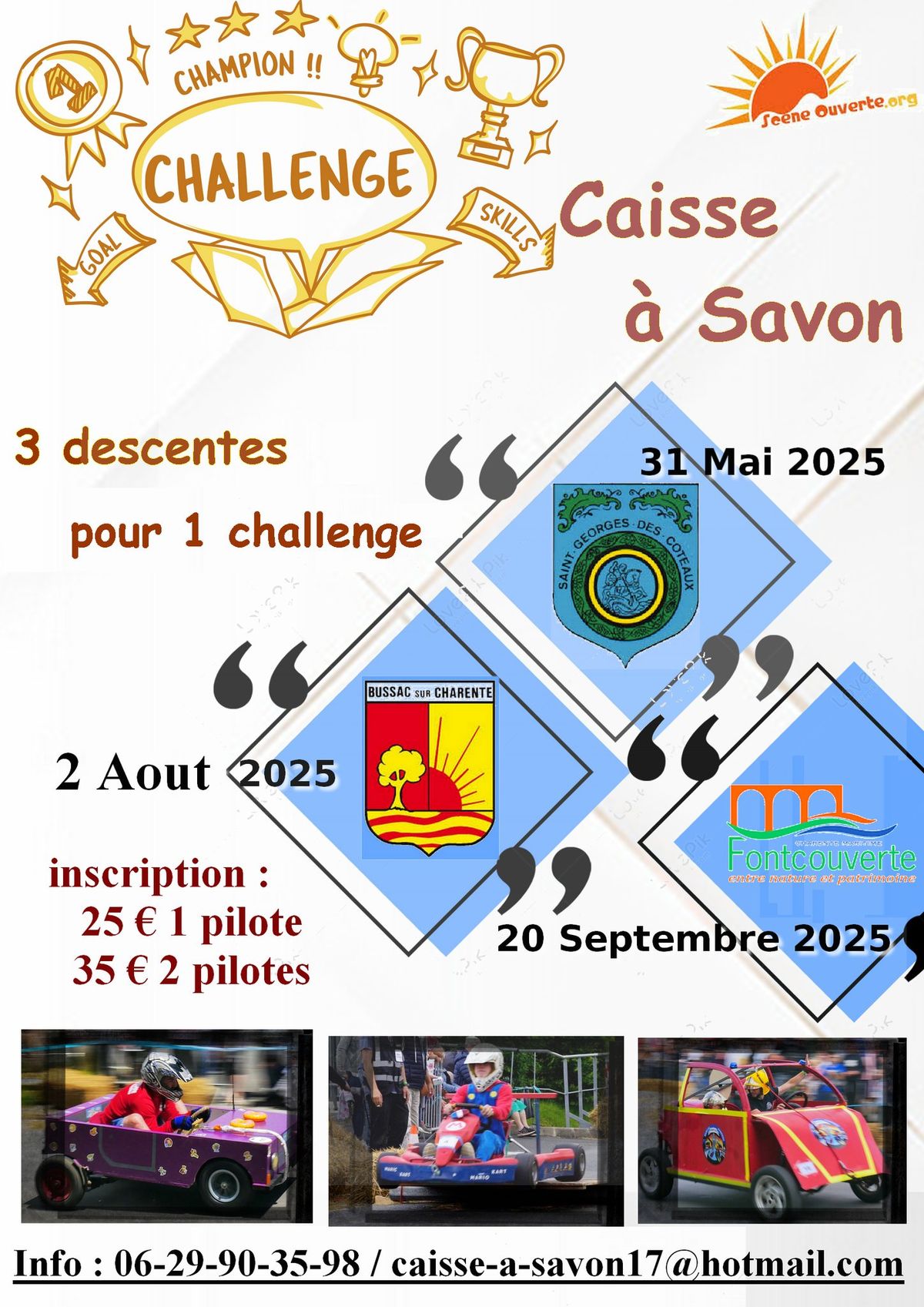 Challenge caisse \u00e0 savon