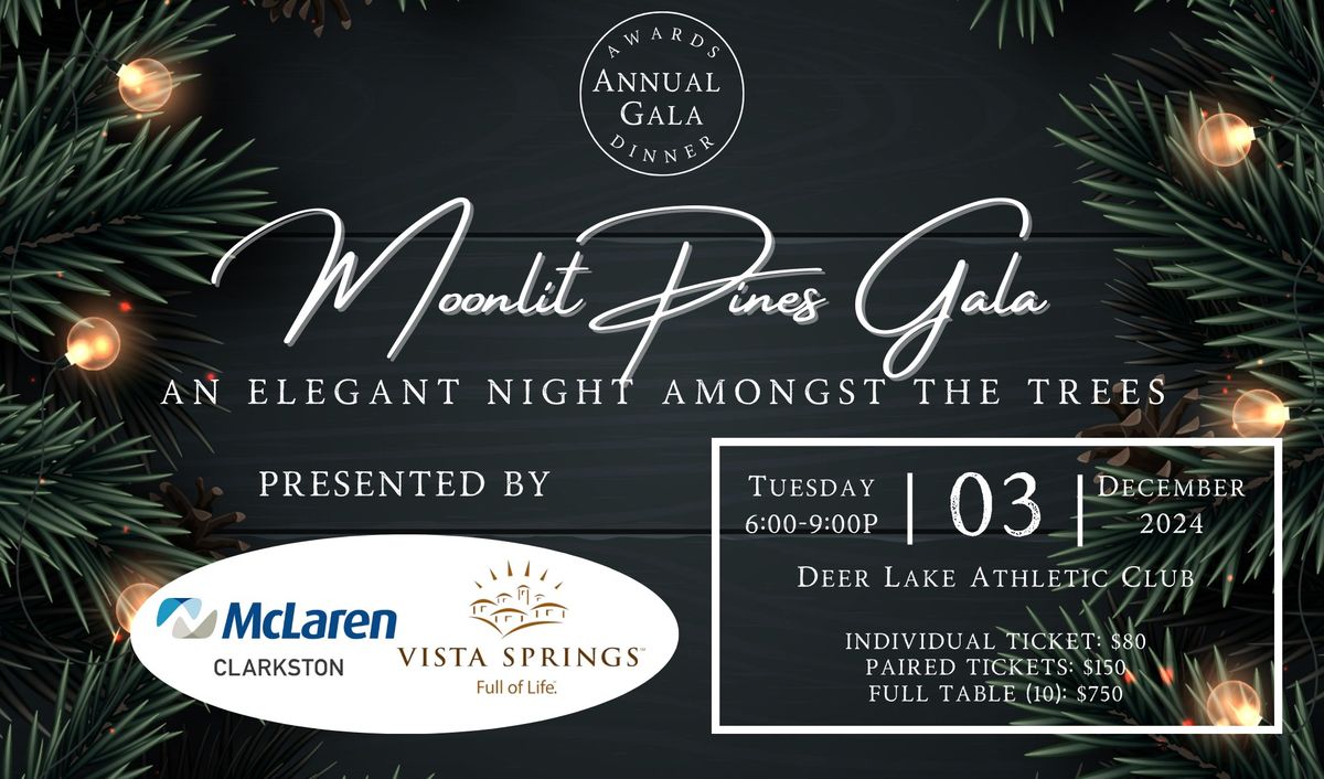 Annual Gala & Awards Dinner: Moonlit Pines Gala