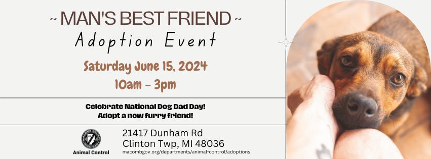 Man's Best Friend Adoption Event
