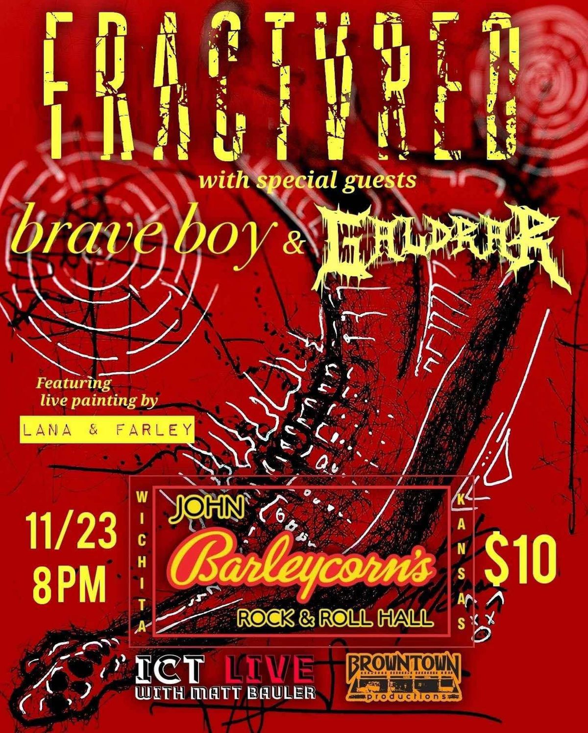 Fractvred with special guests Brave Boy and Galdrar at John Barleycorn\u2019s