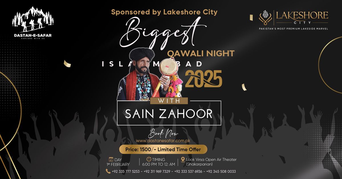 Biggest Sufi & Qawwali Night 2025 \u2013 Sponsored by Lakeshore City