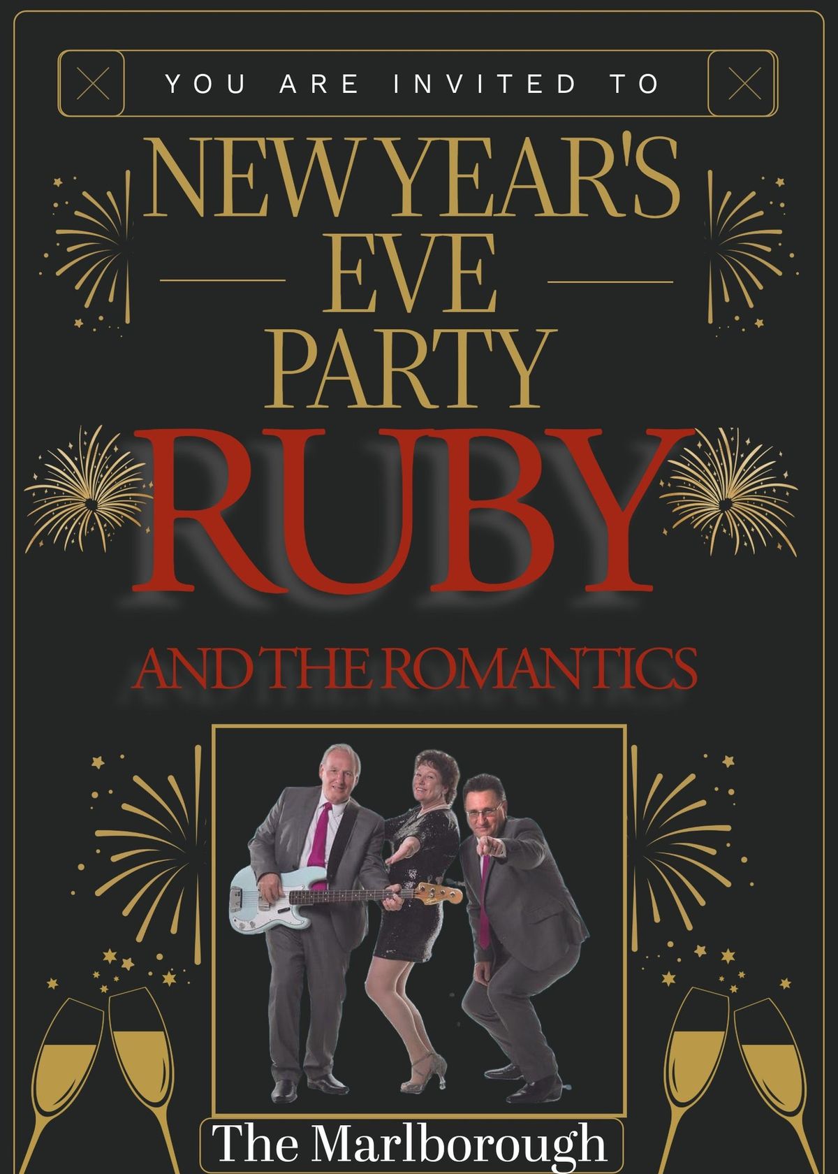 New years Eve with live music from Ruby and the Romantics